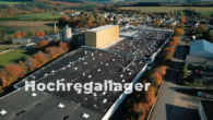 Lager- und Produktionsfläche in Mastershausen mit Bürofläche, Werkstätten, Hochrregallager und Parkfläche - Bild