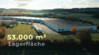 Lager- und Produktionsfläche in Mastershausen mit Bürofläche, Werkstätten, Hochrregallager und Parkfläche - Bild